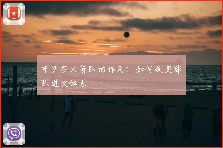 申京在火箭队的作用:如何改变球队进攻体系